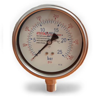 AUTOMA- Stainless Steel Pressure Gauge