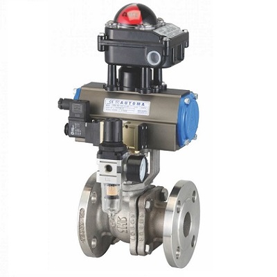 AUTOMA-Pneumatic Flange Ball Valve